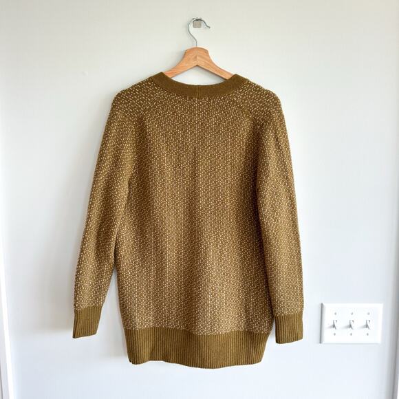 Madewell Bird's Eye Maysfield Cardigan Sweater in Coziest Yarn XXS - Picture 2 of 8